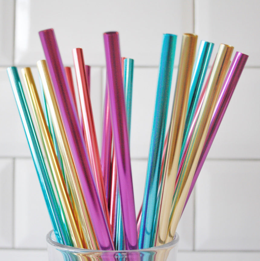 Reusable aluminium straw