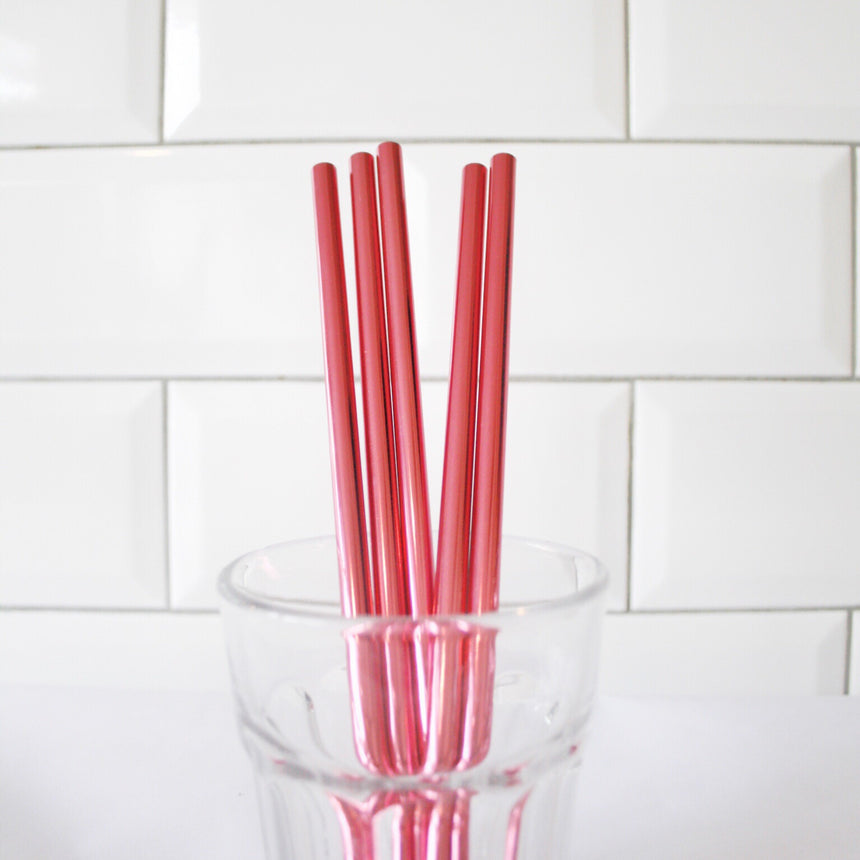 Reusable aluminium straw