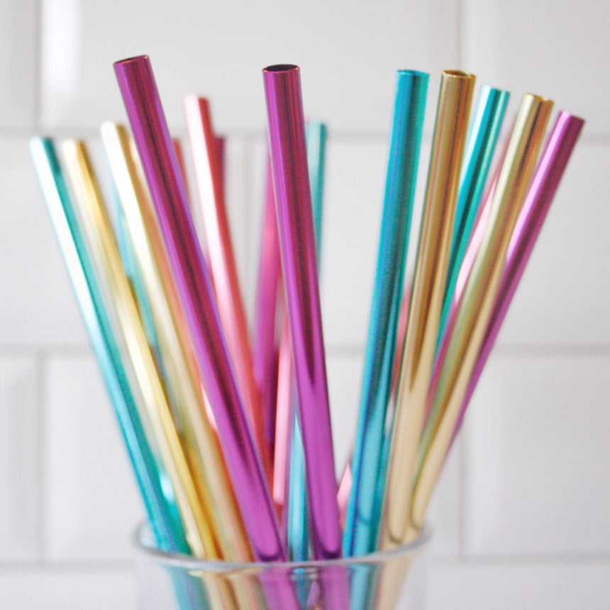 Reusable aluminium straw