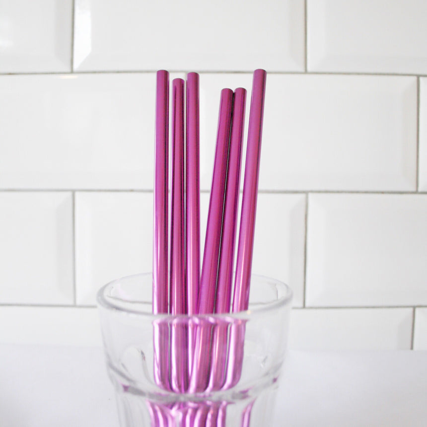 Reusable aluminium straw