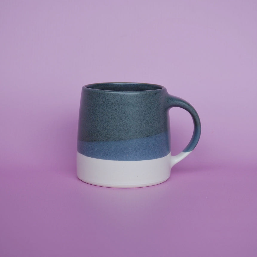 Navy Kinto coffee mug